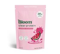 Bloom Nutrition Clear Protein Powder - Strawberry Watermelon Flavour - Whey Protein Isolate & Collagen Peptides - Light & Refreshing Protein Drink Mix - 20g Protein per Serving