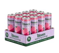 Bloom Nutrition Sparkling Energy Drink Strawberry Watermelon 250ml (12 Pack) | Zero Sugar Energy Drink with 80mg Natural Caffeine, Vitamins C, B3 & B5 | Low Calorie and Multivitamin Energy Drink
