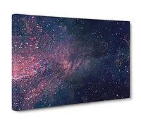 Bloom Of Time In Abstract Modern Art Canvas Wall Art Print Ready to Hang, Framed Picture for Living Room Bedroom Home Office Décor, 30x20 Inch (76x50 cm)