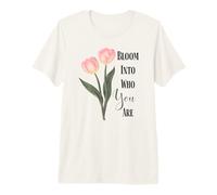 Bloom Pink Tulip Aesthetic Premium T-Shirt