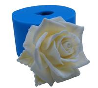 Bloom Rose Flower 3D Silicone Mold for Resin Flower Soap Candle Making DIY Molds Wedding Cake Mold Epoxy Decorating Craft Mould Baking Tools