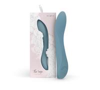 Bloom Rose - Rechargeable Silicone G-Spot Vibrator (Turquoise)