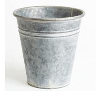 mysmartbuy Florist's Bucket - Galvanised Steel Flower Vase in Silver | Size: Small mysmartbuy Silver Small