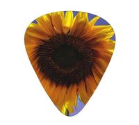 Bloom Sunflower Exceptional Guitar Pick – Single-Side Full-Print, Abs Material Plectrum – Diverse Thickness For Varied Music Experience – Ideal For Guitars And Ukuleles,Guitar Pick,