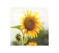 Bloom Sunflower Printed Square Jigsaw Puzzle 12.8x12.8 CM, Puzzle Challenging Game for Adults Gifts, Family Fun Decorative Wall Decor
