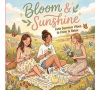 Bloom & Sunshine: Cute summer vibes to color and relax for women
