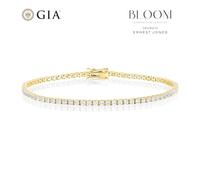 BLOOM The Tennis Collection 18ct Yellow Gold 3ct Lab Grown Diamond Tennis Bracelet