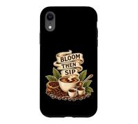 BLOOM THEN SIP Coffee Manual Brewing Barista Case for iPhone XR