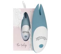 Bloom Tulip - Rechargeable Silicone Clitoral Vibrator (Turquoise)