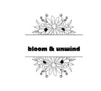 Bloom & Unwind: Colouring book