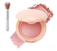 Bloom up Baked Highlighting Blush, 6 Shades Soft Pinch Luminous Blush, Natural Finish - Buildable Color, Shape, Contour & Highlight, for All Skin Tones, with Brush (05#)