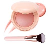 Bloom up Baked Highlighting Blush, Baked Blush, Powder Blus for Cheeks,Pink Luminous Blus h Makeup,Soft Pinch Luminous Blushs, Natural Finish - Buildable Color, Shape, Contour & Highlight (04#)