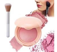 Bloom up Baked Highlighting Blush,Soft Luminous Blush,Powder Blushes,Natural Finish Buildable Color,Shape,Contour & Highlight (03#)