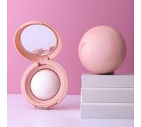 Bloom Up Baked Highlighting Blush, Soft Pinch Glitter Powder Blush 6 Shades, Long Last Natural Complexion, Shape, Contour & Highlight For All Skin Tones (#06)