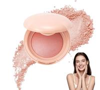 Bloom up Baked Highlighting Blush, Soft Pinch Glitter Powder Blush, Long Last Natural Complexion, Shape, Contour & Highlight(C)
