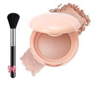Bloom Up Baked Highlighting Blush, Soft Pinch Glitter Powder Blush, Natural Finish - Buildable Color, Shape, Contour & Highlights (#06-Velvet)