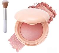 Bloom up Baked Highlighting Blush, Soft Pinch Luminous Blush, Natural Finish - Buildable Color, Shape, Contour & Highlight, for All Skin Types (#05)