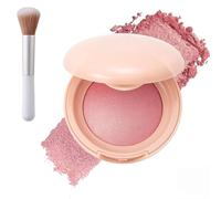 Bloom up Baked Highlighting Blush, Soft Pinch Luminous Blush, Pink Lumious Blush Makeup, Natural Finish - Buildable Color, Shape, Contour & Highlight (03#, One Size)
