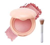 Bloom up Baked Highlighting Blush, Soft Pinch Luminous Blush, Soft Shimmer, Natural Flush, No Chalky, Buildable Color, Shape, Contour & Highlight (02#)