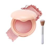 Bloom up Baked Highlighting Blush, Soft Pinch Luminous Blush, Soft Shimmer, Natural Flush, No Chalky, Buildable Color, Shape, Contour & Highlight (01#)