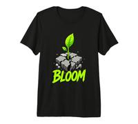 Bloom Urban Plant Sprout Bold Graphic Resilient Nature Premium T-Shirt