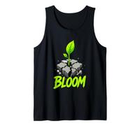 Bloom Urban Plant Sprout Bold Graphic Resilient Nature Tank Top