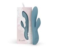 Bloom Violet Rabbit - G-Spot & Clitoral Vibrator (Turquoise)