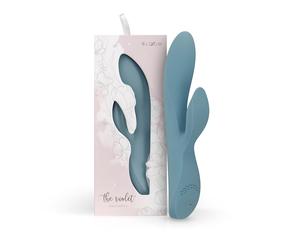 Bloom Violet Rabbit - G-Spot & Clitoral Vibrator (Turquoise)