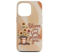 Bloom Where God Plants You Autumn Christian Case for iPhone 13 Pro