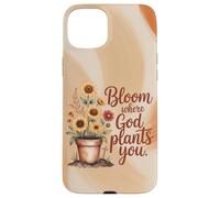 Bloom Where God Plants You Autumn Christian Case for iPhone 15 Plus
