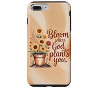 Bloom Where God Plants You Autumn Christian Case for iPhone 7 Plus/8 Plus