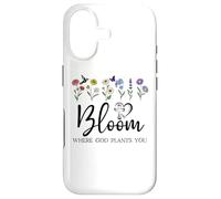 Bloom Where God Plants You Bible Verse Jesus God Planted You Case for iPhone 17
