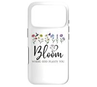 Bloom Where God Plants You Bible Verse Jesus God Planted You Case for iPhone 17 Pro