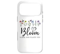 Bloom Where God Plants You Bible Verse Jesus God Planted You Case for iPhone 17 Pro Max