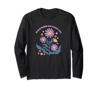 Bloom Where God Plants You Retro Christian Floral Long Sleeve T-Shirt