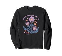 Bloom Where God Plants You Retro Christian Floral Sweatshirt