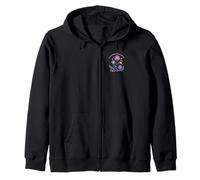 Bloom Where God Plants You Retro Christian Floral Zip Hoodie