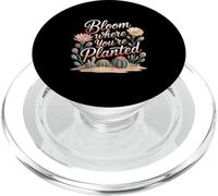 Bloom Where You Are Planted Faith Growth Floral PopSockets PopGrip for MagSafe