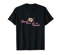 Bloom Where You are Planted Monarch Caterpillar T-Shirt