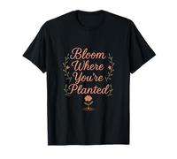 Bloom Where You’re Planted Eco Print T-Shirt
