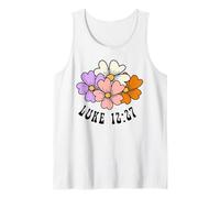 Bloom with Jesus Christian Faith Floral Flowers Tank Top