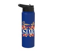 Bloom with Ostara Blessings Happy Easter Pagan Wiccan Stainless Steel Insulated Water Bottle