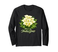 Bloom with Timeless Grace: Calla Lilies Bouquet Long Sleeve T-Shirt