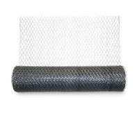 Blooma 25X25mm Galvanised Steel Triple Torsion Mesh, (L)10M (H)1M