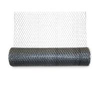Blooma 25X25mm Galvanised Steel Triple Torsion Mesh, (L)25M (H)1M