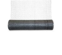 Blooma 50X50mm Galvanised Steel Triple Torsion Mesh, (L)10M (H)0.5M