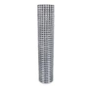 Blooma 6X6mm Galvanised Steel Wire Mesh Roll, (L)2.5M (H)0.5M