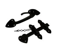 Blooma Antique Effect Cast Iron Gate Latch, (L)47mm