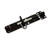 Blooma Black Steel Brenton Door Bolt (L)152mm (W)45mm