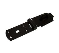 Blooma Black Steel Hasp & Staple, (L)178mm (W)54mm